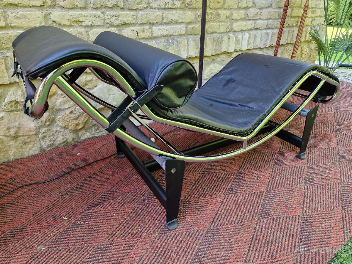 Vintažinis mid century autorinis šezlongas - nuotraukos Nr. 13