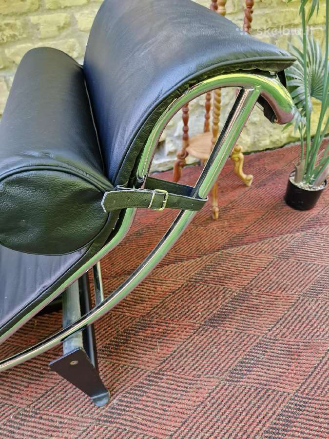 Vintažinis mid century autorinis šezlongas - nuotraukos Nr. 15
