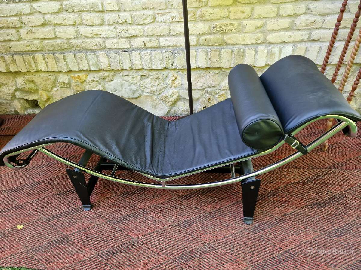 Vintažinis mid century autorinis šezlongas - nuotraukos Nr. 16
