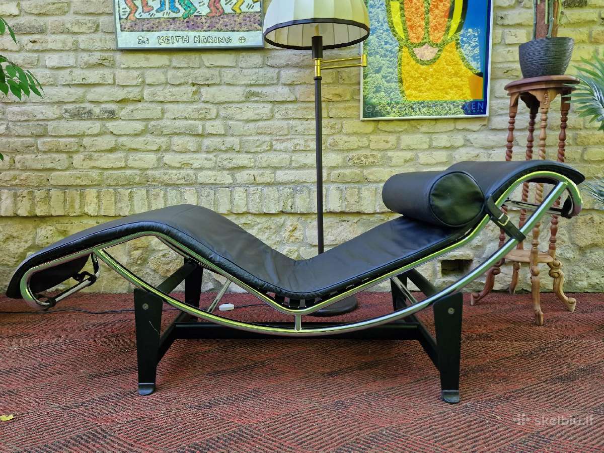 Vintažinis mid century autorinis šezlongas - nuotraukos Nr. 18