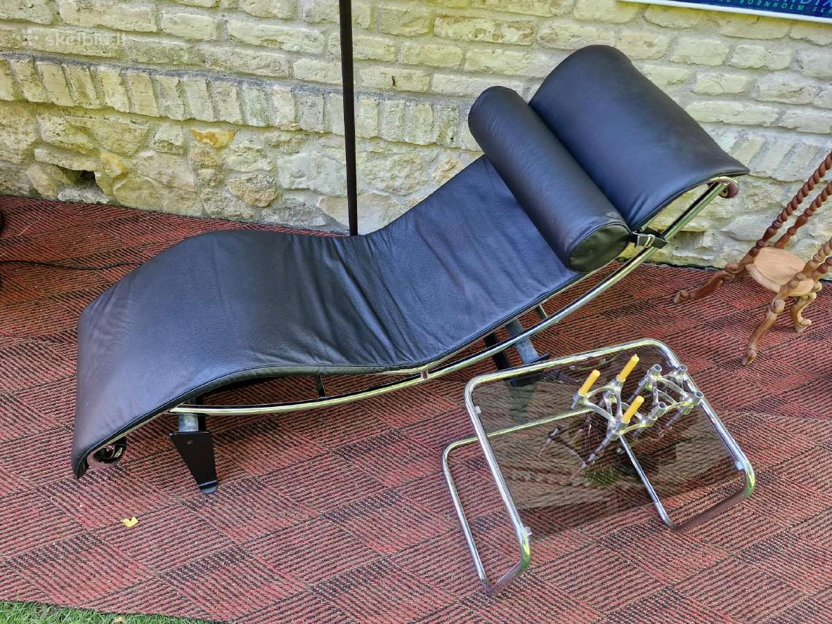 Vintažinis mid century autorinis šezlongas - nuotraukos Nr. 26