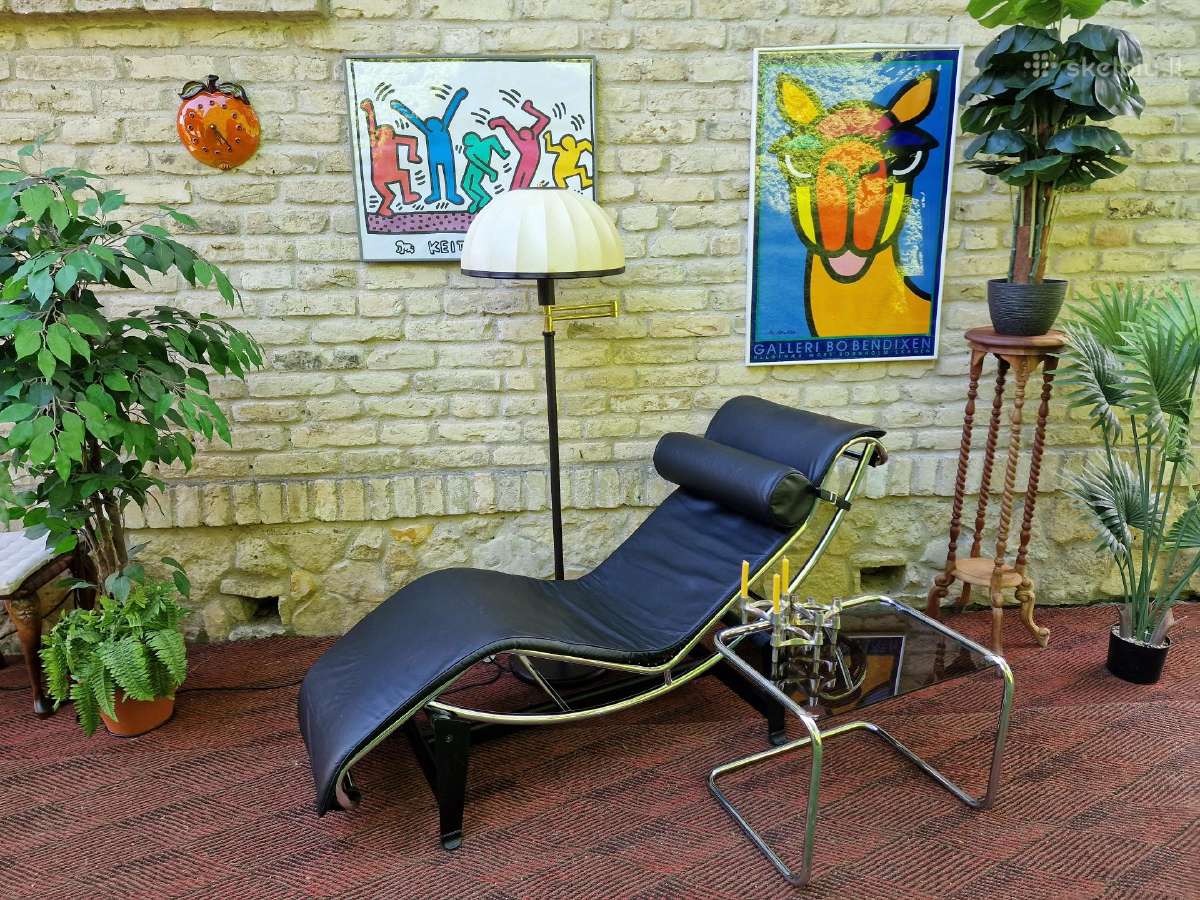 Vintažinis mid century autorinis šezlongas - nuotraukos Nr. 28
