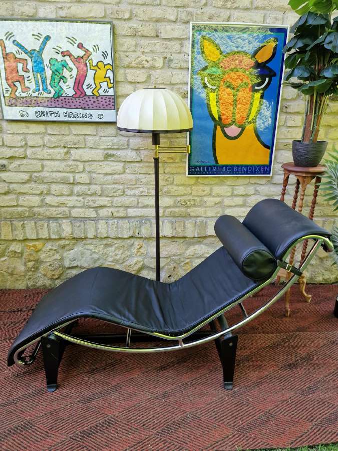Vintažinis mid century autorinis šezlongas - nuotraukos Nr. 29