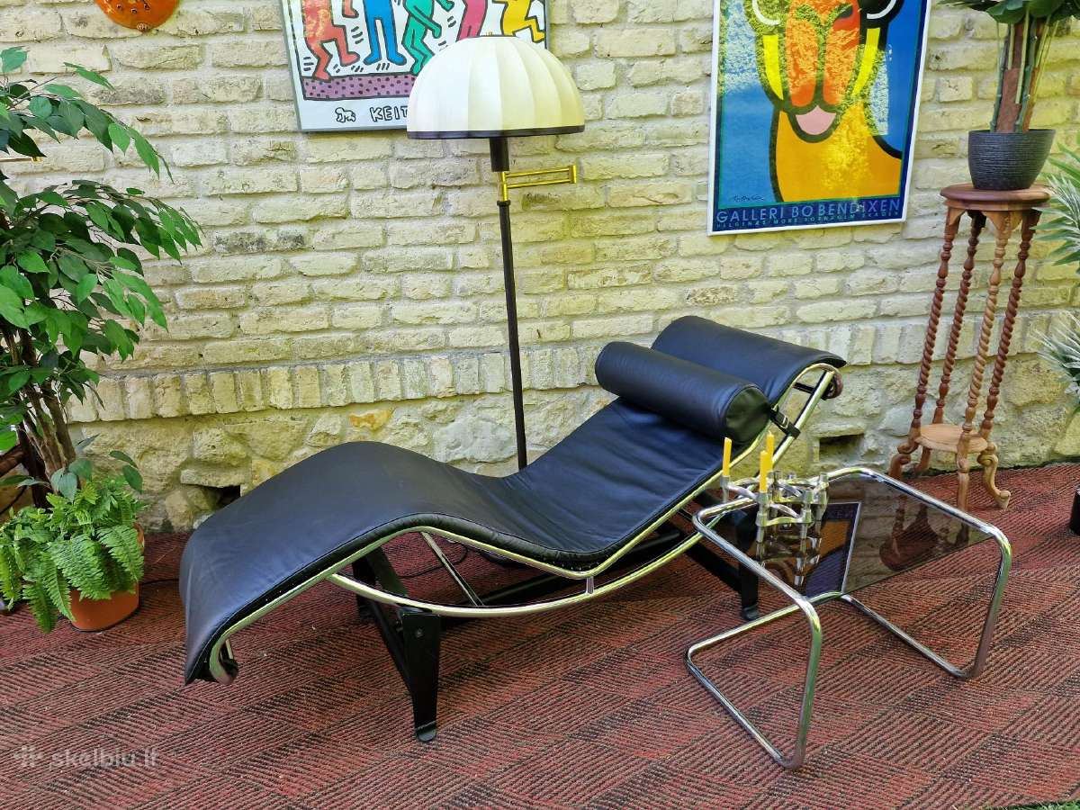 Vintažinis mid century autorinis šezlongas - nuotraukos Nr. 31