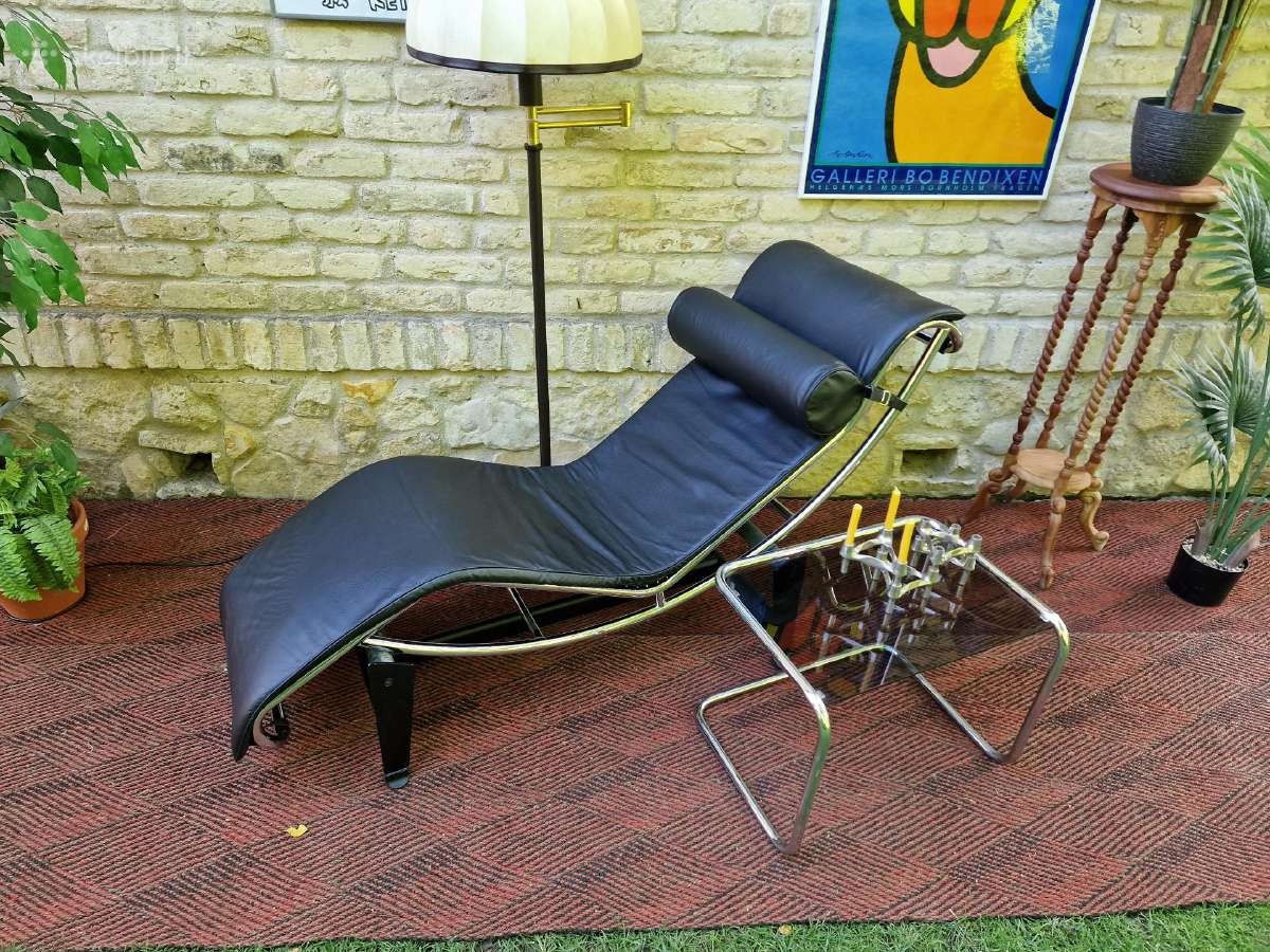 Vintažinis mid century autorinis šezlongas - nuotraukos Nr. 8