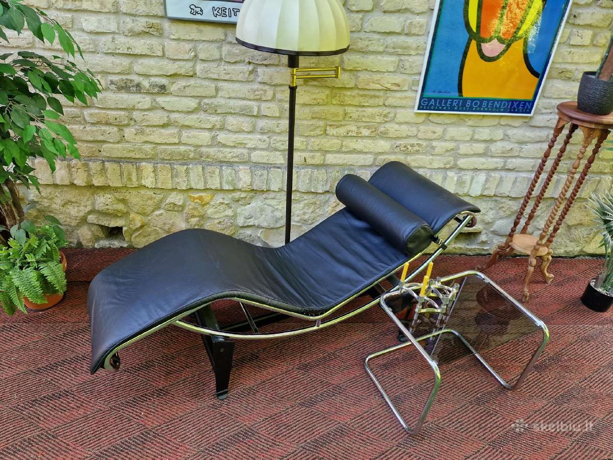 Vintažinis mid century autorinis šezlongas - nuotraukos Nr. 10