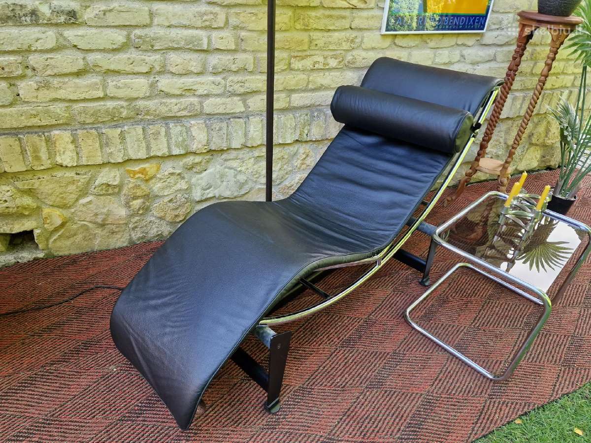 Vintažinis mid century autorinis šezlongas - nuotraukos Nr. 34