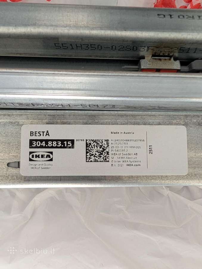 Ikea Besta stalčių bėgeliai - nuotraukos Nr. 2