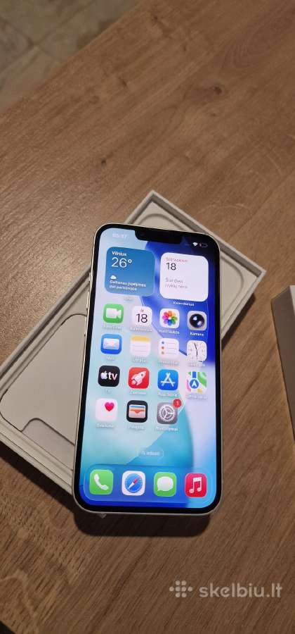 Puikios būklės Apple iPhone 13 256gb - 240 Eur! - nuotraukos Nr. 3