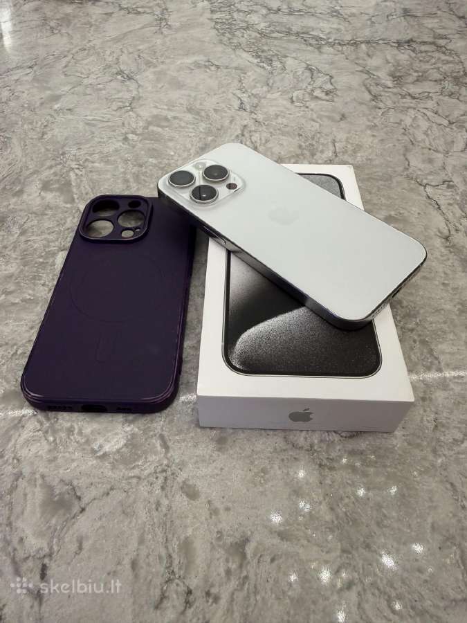 iPhone 15 pro, 256gb 100% baterija - nuotraukos Nr. 11