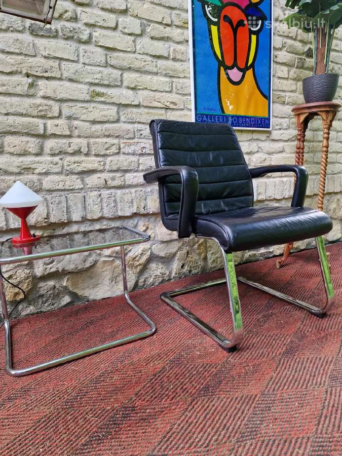 Vintažinė Bauhaus st.odinė konsolinė kėdė - nuotraukos Nr. 14