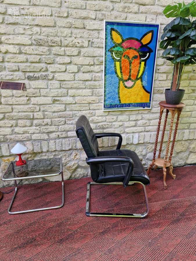 Vintažinė Bauhaus st.odinė konsolinė kėdė - nuotraukos Nr. 27