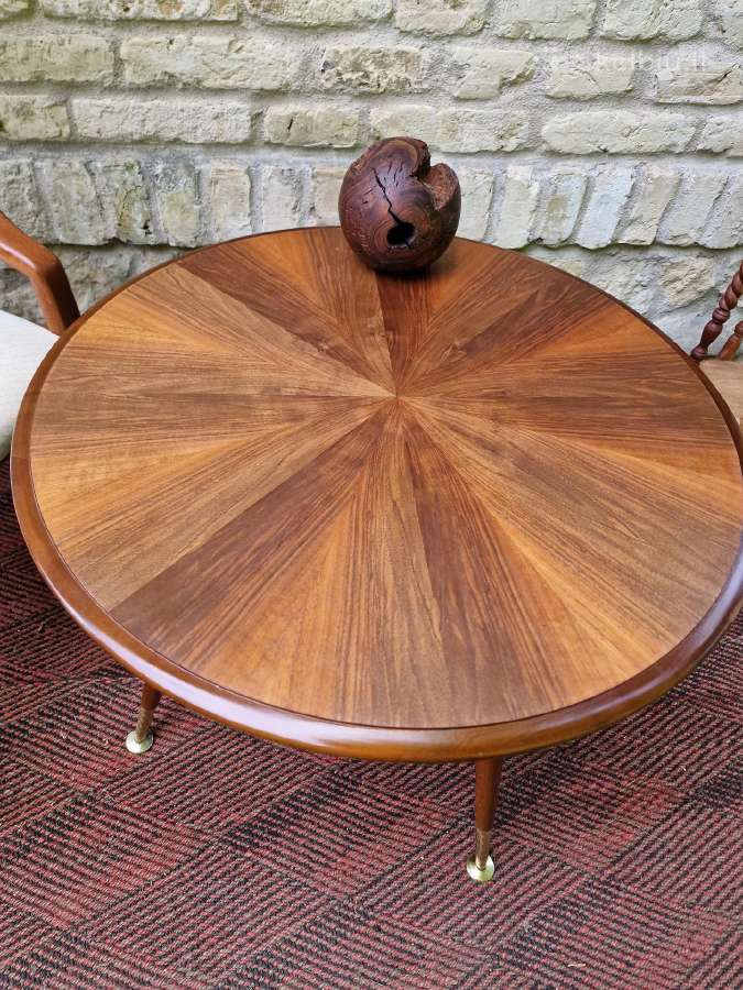 Vintažinis mid century kavos staliukas ir krėslas - nuotraukos Nr. 4