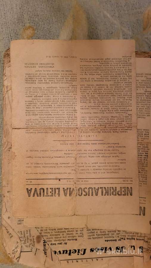 Antikvariniai laikraščiai - nuotraukos Nr. 5