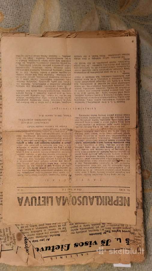 Antikvariniai laikraščiai - nuotraukos Nr. 6