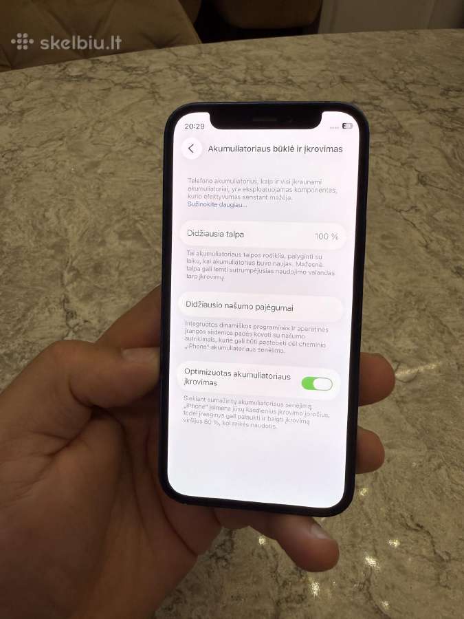 iPhone 12 mini, 128gb 100% - nuotraukos Nr. 4