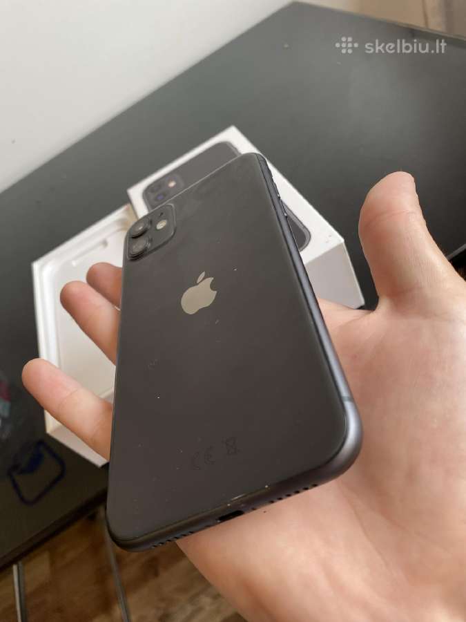 iPhone 11 / 64 GB juodas - nuotraukos Nr. 3