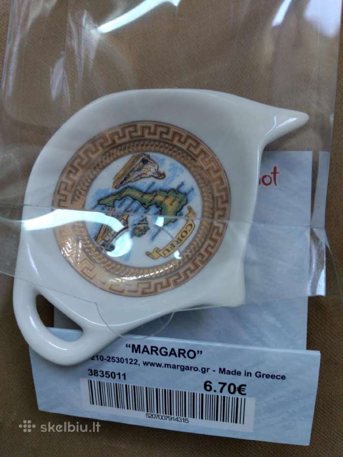 Nauja lėkštutė arbatai iš Korfu - nuotraukos Nr. 3