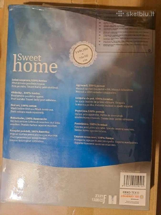 „Sweet Home“ šachmatų tematikos patalynės kompl. - nuotraukos Nr. 2