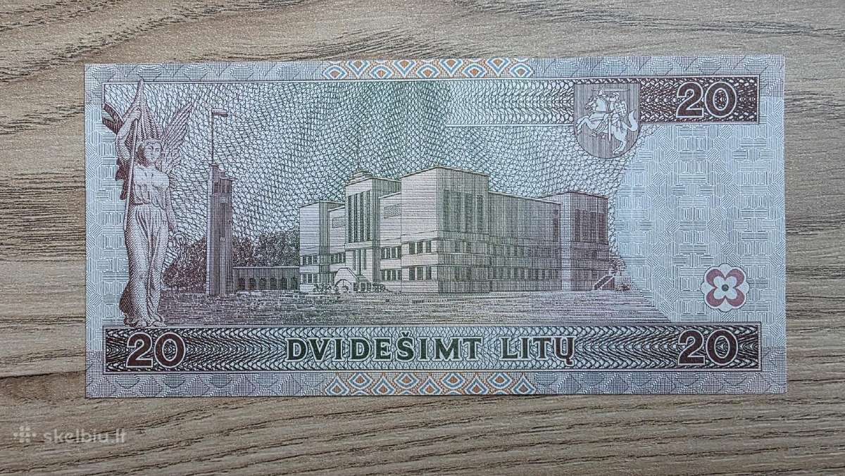 1997 metų 20 litų - nuotraukos Nr. 2