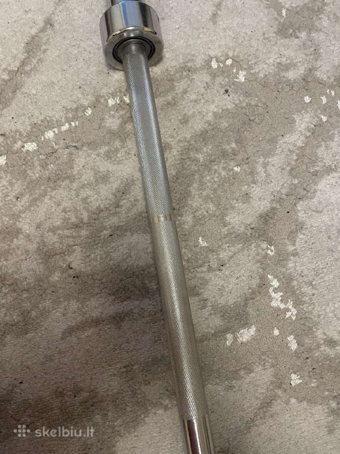 Olimpinis štangos grifas, 50mm, 220cm, 20kg - nuotraukos Nr. 2