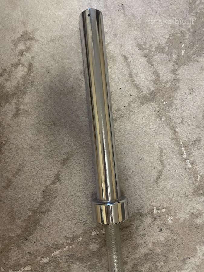 Olimpinis štangos grifas, 50mm, 220cm, 20kg - nuotraukos Nr. 3