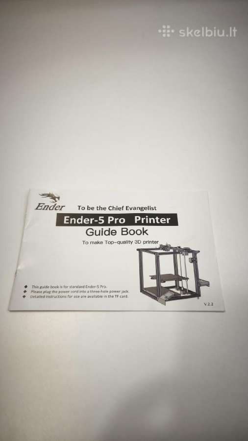 Creality Ender 5 Pro 3D spausdintuvas - nuotraukos Nr. 6