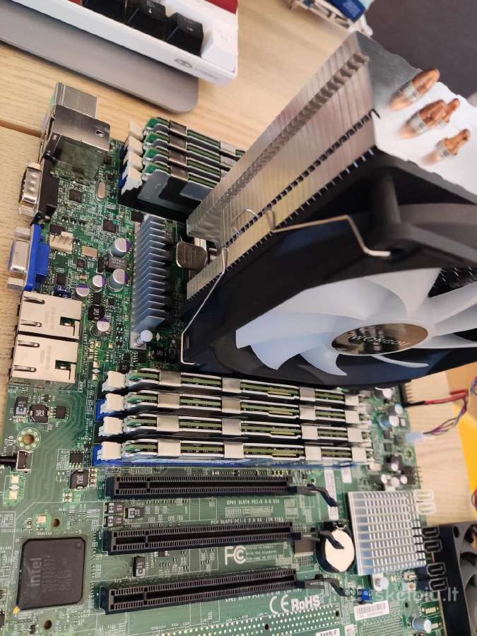 Supermicro x9sri-f Xeon 2697v2 24threads 256gb RAM - nuotraukos Nr. 2