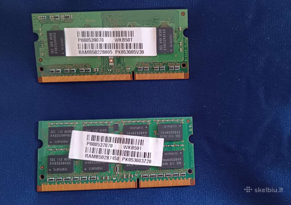 Samsung RAM atminties kortelė nešiojamam kompui - nuotraukos Nr. 2