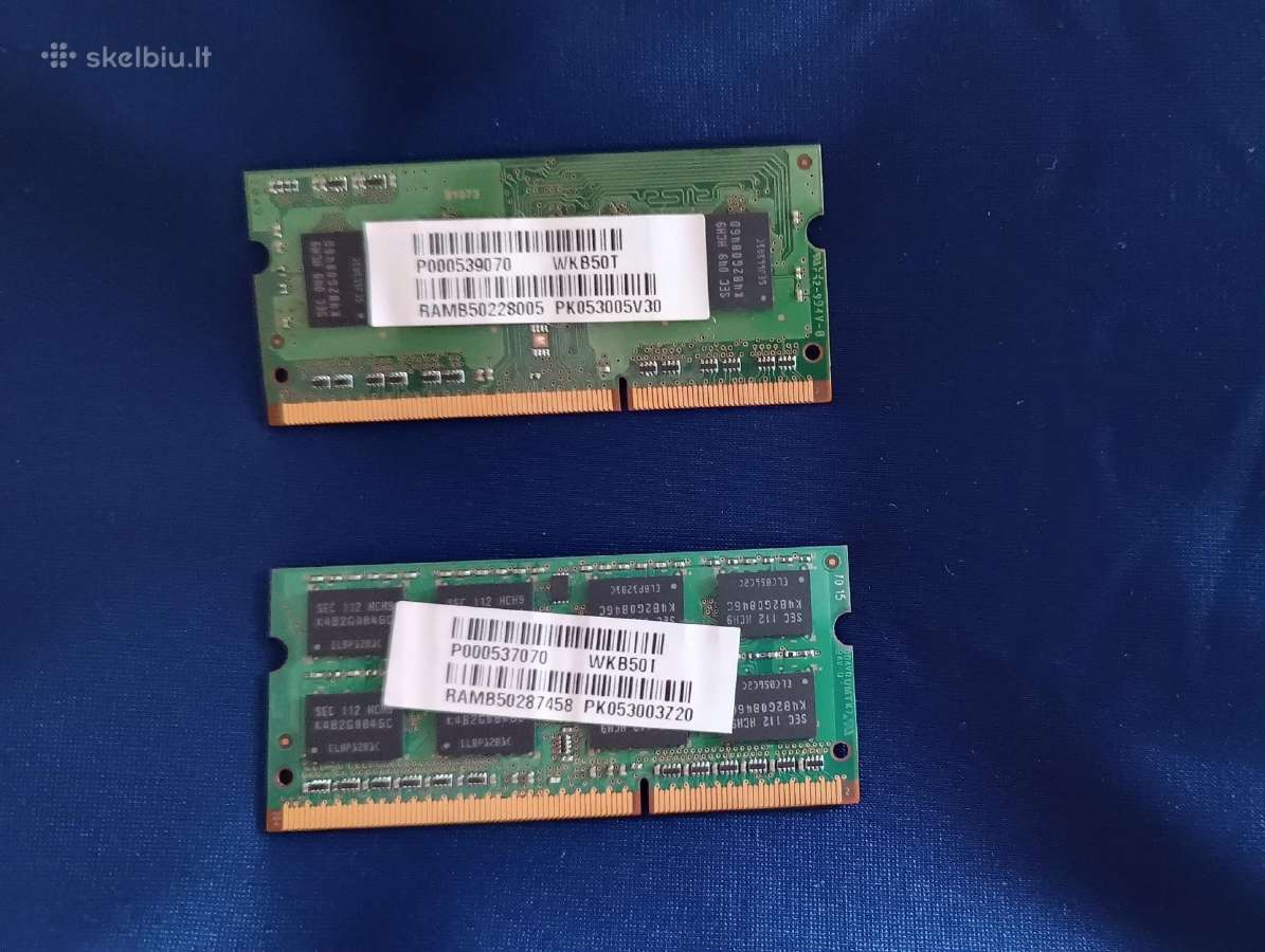 Samsung RAM atminties kortelė nešiojamam kompui - nuotraukos Nr. 3