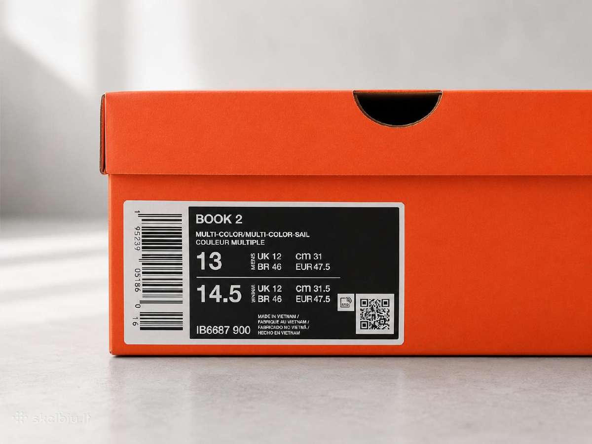 Nike Book 2 vyriški sportiniai bateliai - nuotraukos Nr. 4