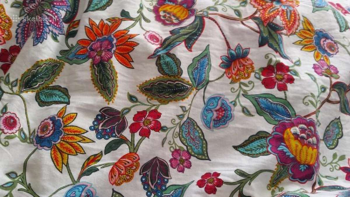 Moteriskas geletas medvilninis chalatukas / kimono - nuotraukos Nr. 6