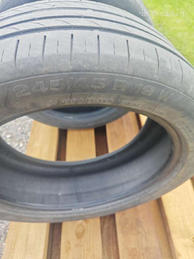 Padangos r19 245x45 100eur. visos - nuotraukos Nr. 5