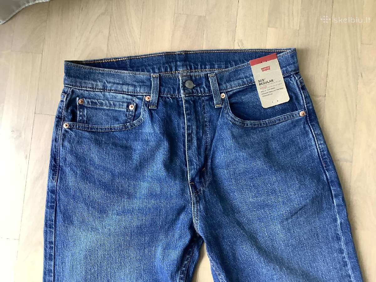 Levis 505 regular, kelnės. Dydis: 34 x 32 - nuotraukos Nr. 2