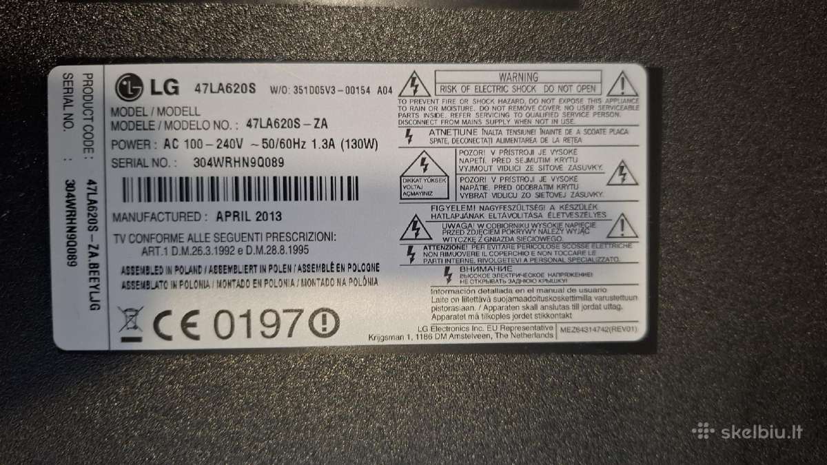 LG LED TV - nuotraukos Nr. 6