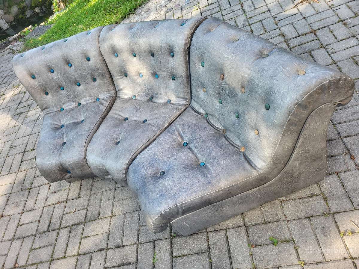Odiniai foteliai 6 vnt. po 20€. - nuotraukos Nr. 2