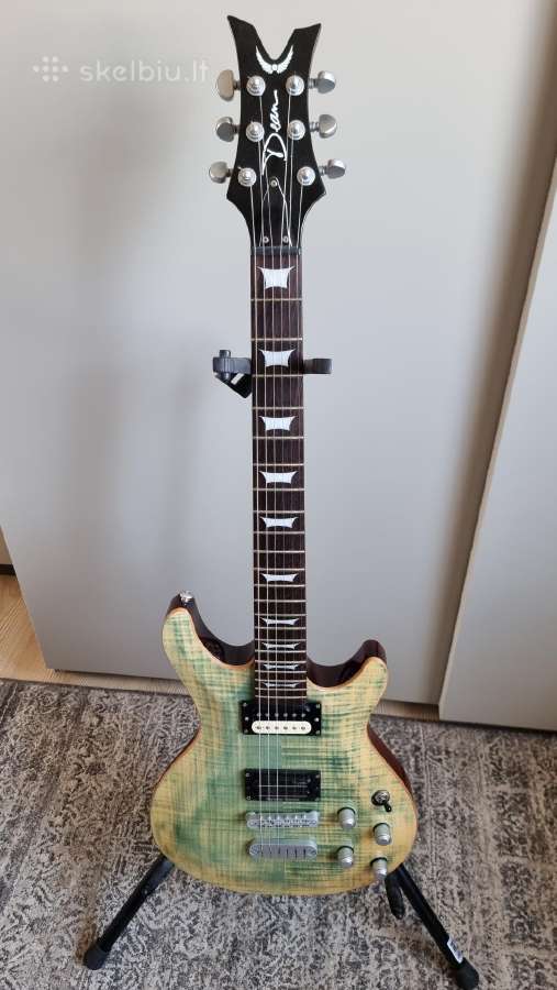 Dean Icon Flame Top (Faded Denim) el gitara - nuotraukos Nr. 2