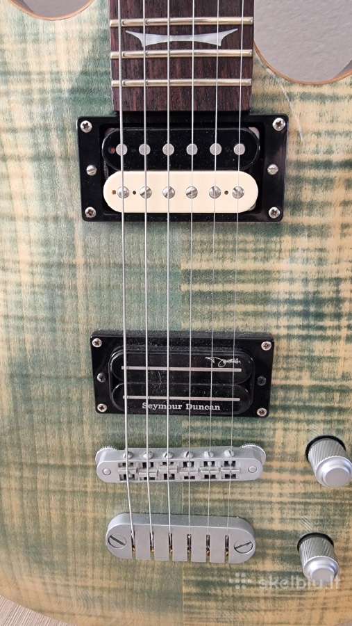 Dean Icon Flame Top (Faded Denim) el gitara - nuotraukos Nr. 4