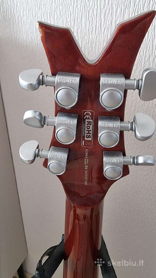 Dean Icon Flame Top (Faded Denim) el gitara - nuotraukos Nr. 7