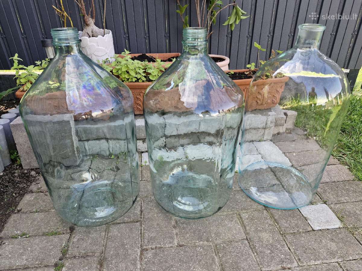 10l ir 20l stiklainiai - nuotraukos Nr. 9