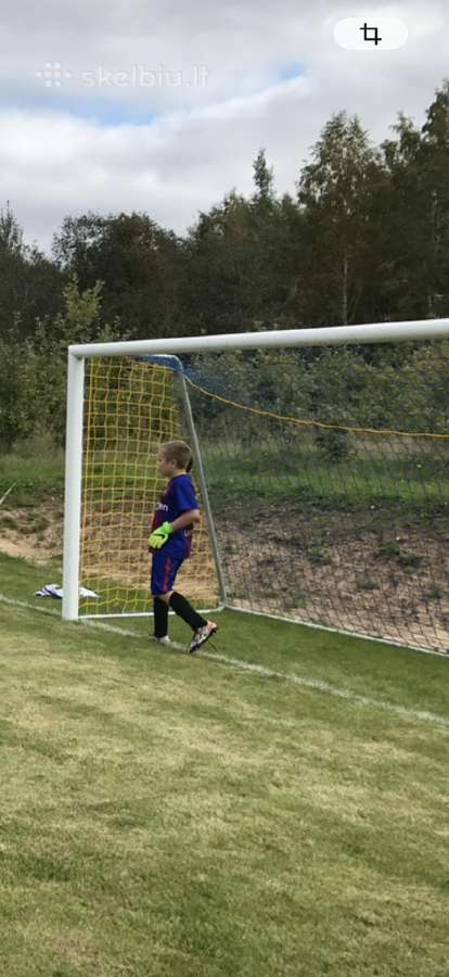 2 pilno dydžio futbolo vartai su tinklais - nuotraukos Nr. 2