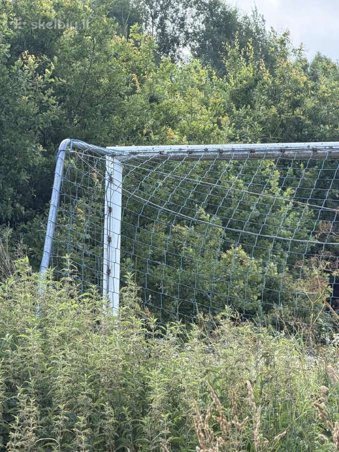 2 pilno dydžio futbolo vartai su tinklais - nuotraukos Nr. 3