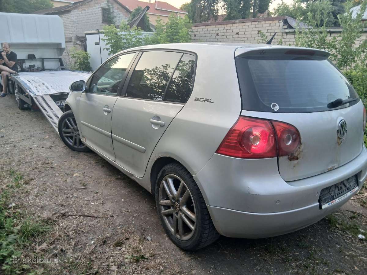 VW Golf 5 Dalys pradedamas ardyti naujas do - nuotraukos Nr. 6