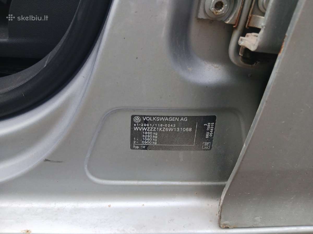 VW Golf 5 Dalys pradedamas ardyti naujas do - nuotraukos Nr. 11