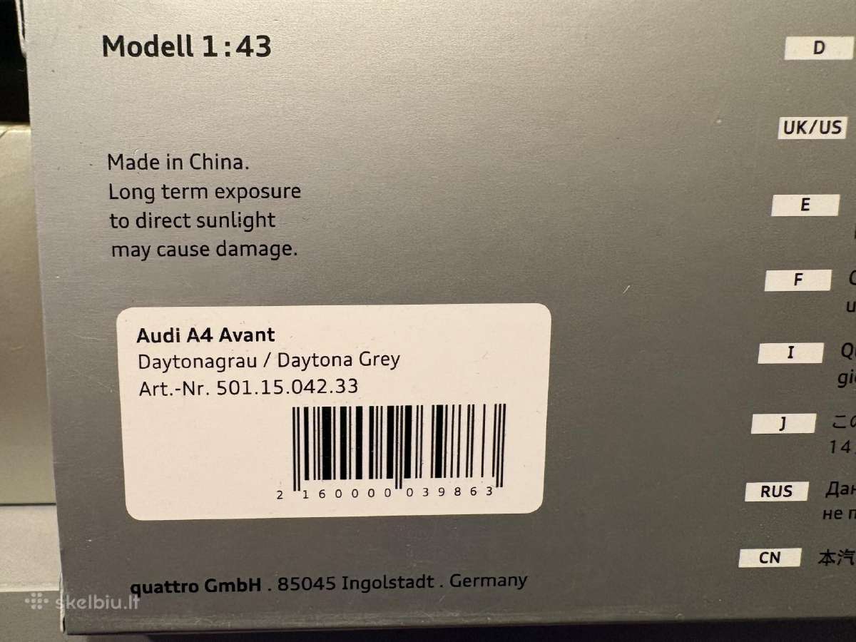 Audi A4 Avant (B9) - nuotraukos Nr. 5