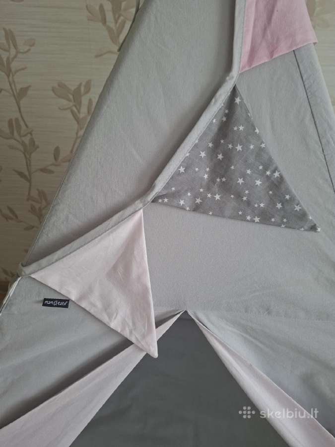 Tipi vaikiška palapinė - nuotraukos Nr. 3