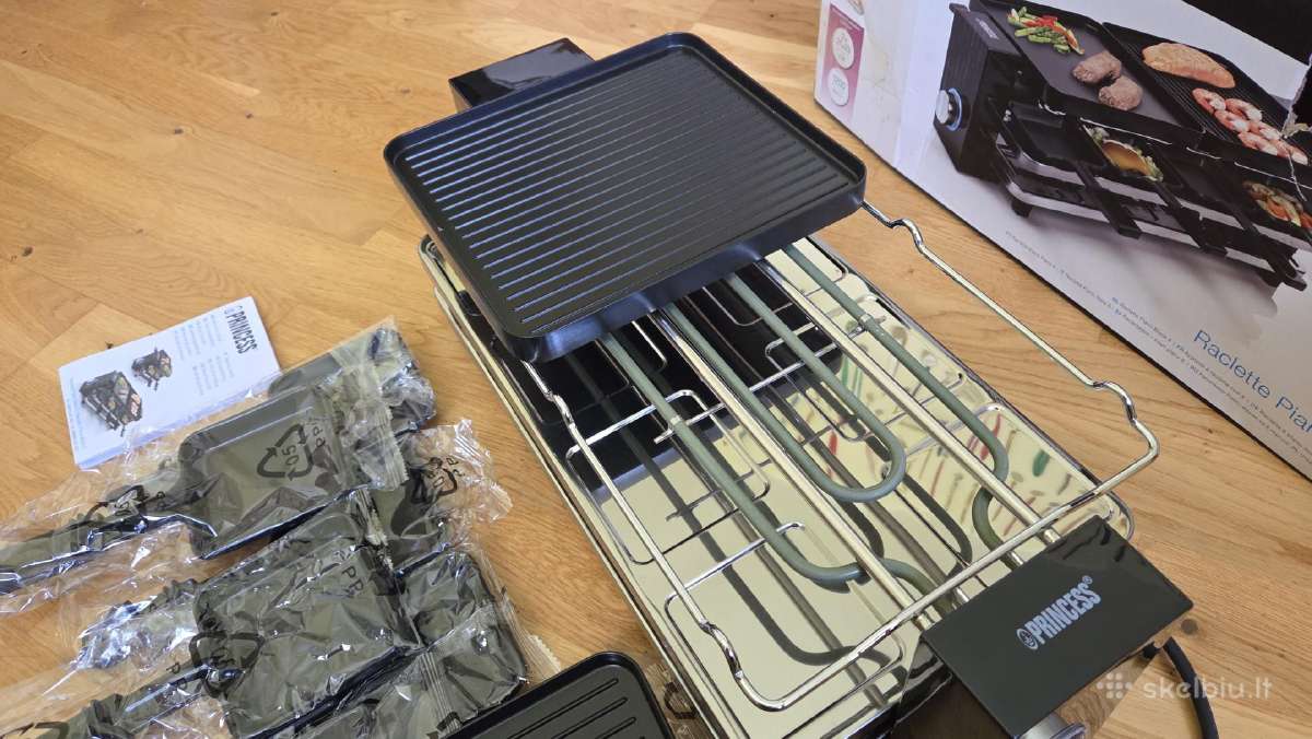 Griline elektrine Princess Raclette piano black 8 - nuotraukos Nr. 5