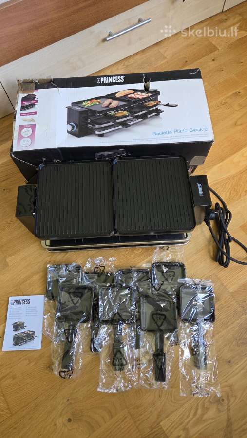 Griline elektrine Princess Raclette piano black 8 - nuotraukos Nr. 2