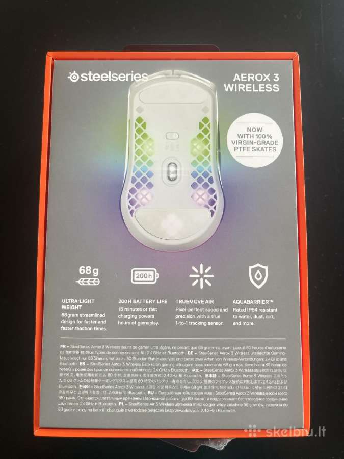 Steelseries Aerox 3 Wireless, garantija - nuotraukos Nr. 6