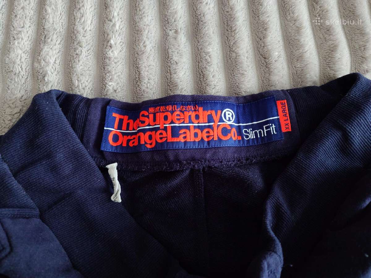 Vyriškos treningines kelnės superdry. - nuotraukos Nr. 3